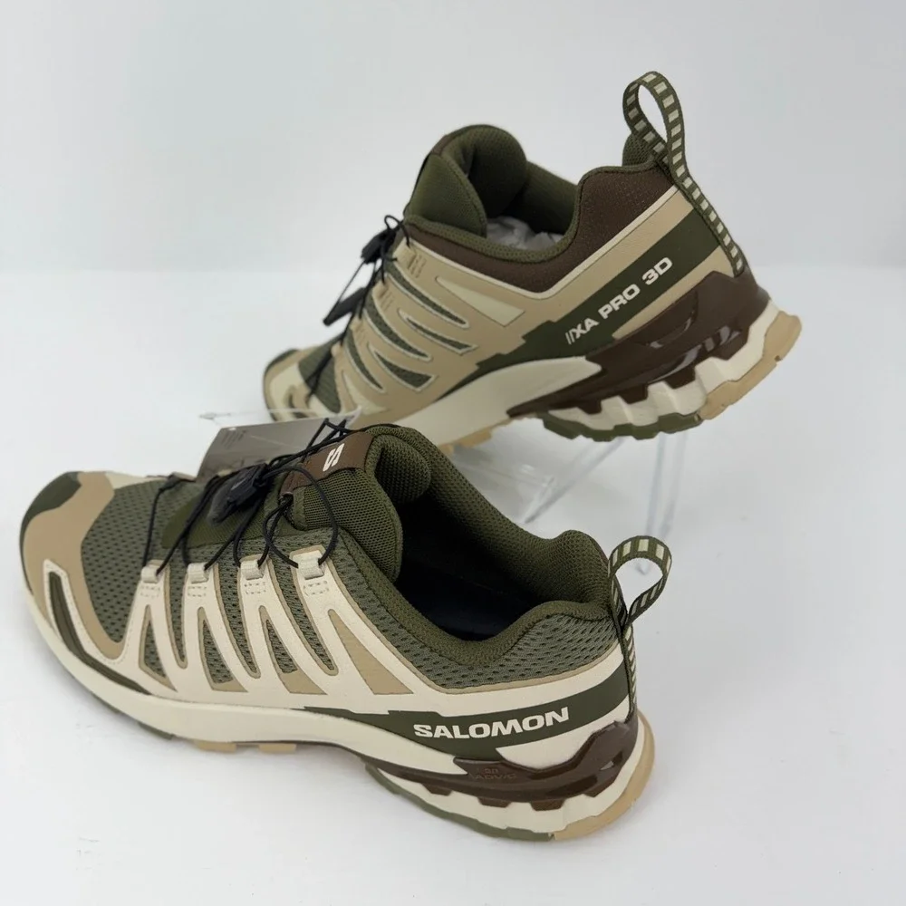 XA Pro 3D V9 Men Size 8 Trail Running Shoe Deep Lichen Green New in Box